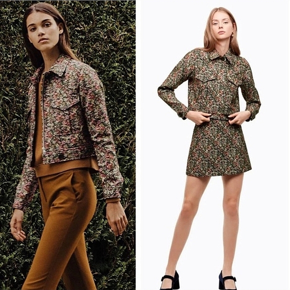 Sunday Best Jackets & Blazers - Aritzia Sunday Best Floral Crop Jacket